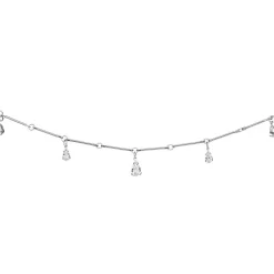 Momo Clear Majestic Gem Teardrop Belly Chain