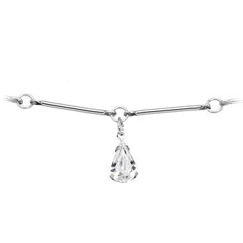 Momo Clear Majestic Gem Teardrop Belly Chain 2 Momo Clear Majestic Gem Teardrop Belly Chain - Image 2