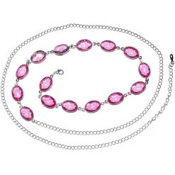 Momo Aphrodite Amore Pink Gem Adjustable Belly Chain
