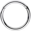 14 Gauge 1/2 Solid G23 Implant Grade Titanium Hinged Segment Ring