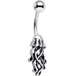 Blue Gem Sea Treasures Belly Ring Set Of 4 -Body Jewelry Store 63748.otherimage2