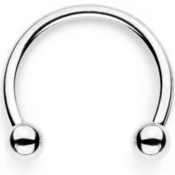 16 Gauge 3/8 Teal Faux Opal Twisted Horseshoe And Clicker Set Of 3 -Body Jewelry Store 64254.otherimage3