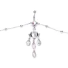 Momo Aurora Gem Dancing Queen Chandelier Dangle Belly Ring Belly Chain
