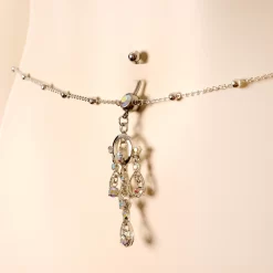 Momo Aurora Gem Dancing Queen Chandelier Dangle Belly Ring Belly Chain 7 Momo Aurora Gem Dancing Queen Chandelier Dangle Belly Ring Belly Chain -Body Jewelry Store 64668 AB.otherimage3