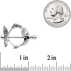 14 Gauge 9/16 Angelic Angelfish Nipple Shield Set 7 14 Gauge 9/16 Angelic Angelfish Nipple Shield Set -Body Jewelry Store 64822.otherimage3