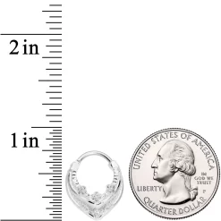 16 Gauge 3/8 Pretty Princess Hinged Septum Ring -Body Jewelry Store 65316.otherimage3