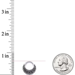 16 Gauge 3/8 Elegant Design Septum Clicker -Body Jewelry Store 65912.otherimage2