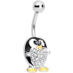 Gaby Clear Aurora Gem Variety Party Penguin Belly Ring Set Of 4 8 Gaby Clear Aurora Gem Variety Party Penguin Belly Ring Set Of 4 -Body Jewelry Store 66564.otherimage2