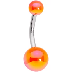 Gaby Clear Aurora Gem Variety Party Penguin Belly Ring Set Of 4 10 Gaby Clear Aurora Gem Variety Party Penguin Belly Ring Set Of 4 -Body Jewelry Store 66564.otherimage4