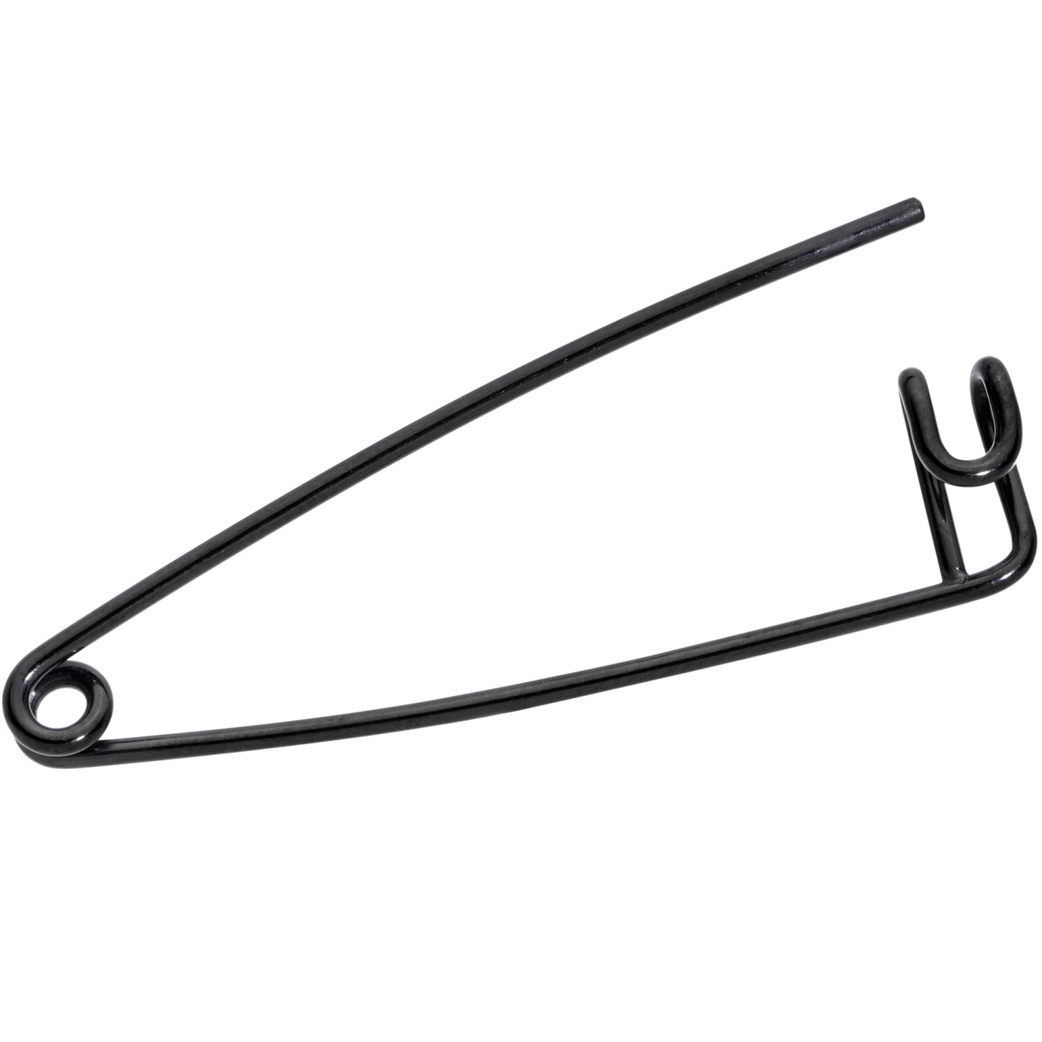 14 Gauge Black Punk Rock Safety Pin Industrial Barbell 38mm 2 14 Gauge Black Punk Rock Safety Pin Industrial Barbell 38mm - Image 2