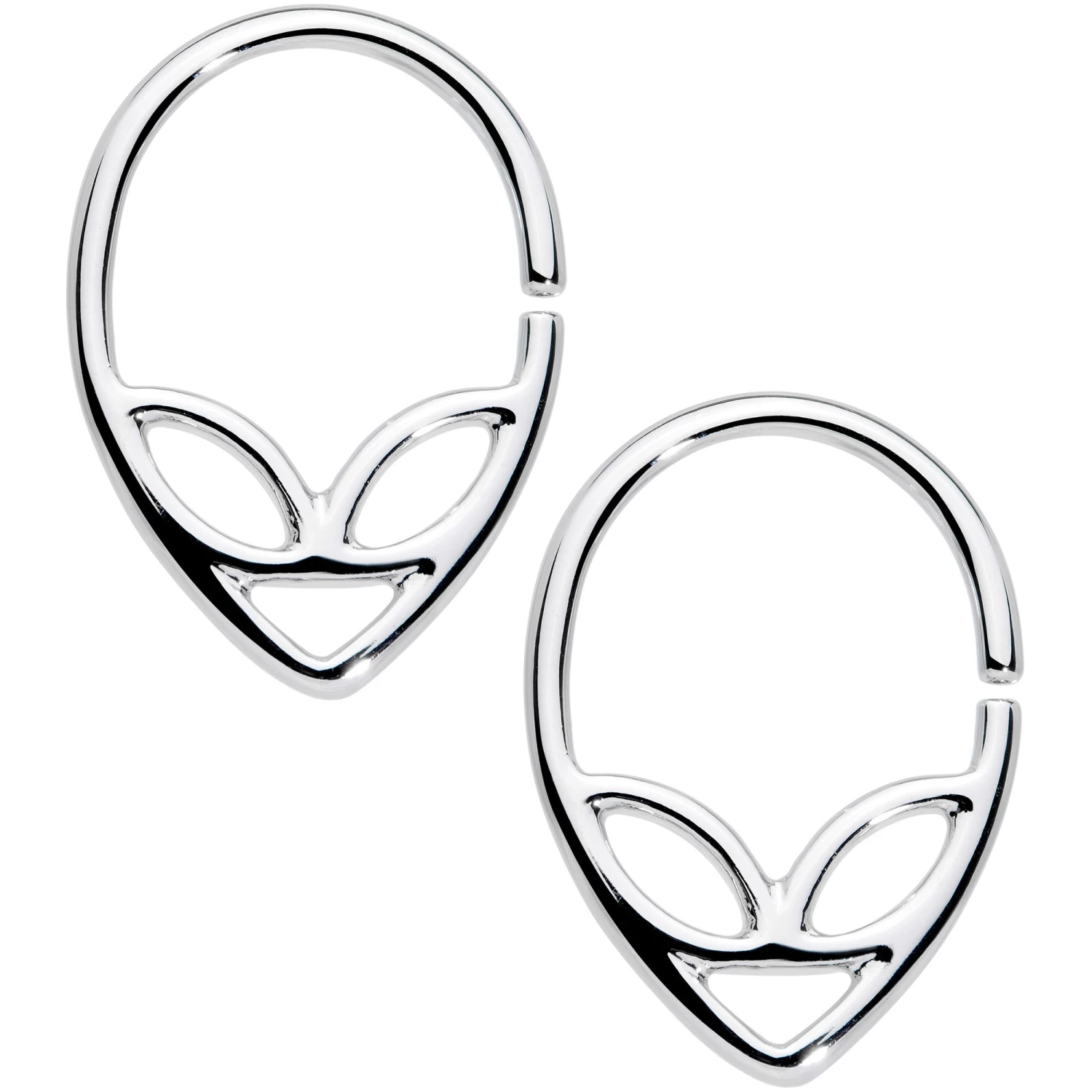 14 Gauge 9/16UFO Alien Nipple Ring Set 1 14 Gauge 9/16UFO Alien Nipple Ring Set