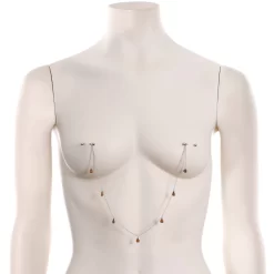 Gaby 14 Gauge 5/8 Orange Pumpkin Patch Halloween Dangle Nipple Chain 13 Gaby 14 Gauge 5/8 Orange Pumpkin Patch Halloween Dangle Nipple Chain -Body Jewelry Store 67870.otherimage1