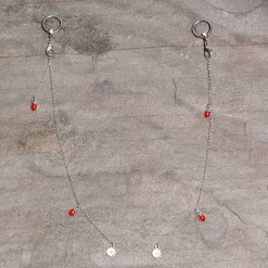 Gaby 14 Gauge 9/16 Clear Gem Ladybug BCR Captive Ring Dangle Nipple Chain 7 Gaby 14 Gauge 9/16 Clear Gem Ladybug BCR Captive Ring Dangle Nipple Chain -Body Jewelry Store 67873.otherimage2