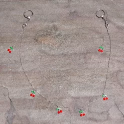 Gaby 14 Gauge 9/16 Clear Gem Red Cherry Captive Ring Dangle Nipple Chain -Body Jewelry Store 67874.otherimage2 1c0776a1 9960 4fe4 bd6b 81248ba20dd6