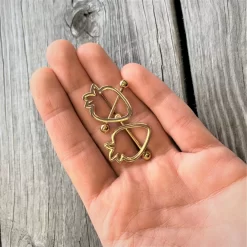 14 Gauge 3/4 Gold Tone Hollow Strawberry Nipple Shield Set 10 14 Gauge 3/4 Gold Tone Hollow Strawberry Nipple Shield Set -Body Jewelry Store 67952 scaled