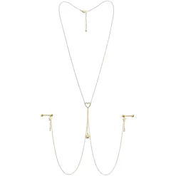 Gaby 14 Gauge 5/8 Aurora Gem Gold Tone Sun Heart Star Nipple Chain Necklace 11 Gaby 14 Gauge 5/8 Aurora Gem Gold Tone Sun Heart Star Nipple Chain Necklace -Body Jewelry Store 67968.otherimage5