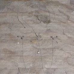 Gaby 14 Gauge 5/8 Clear Gem Sun Heart Star Nipple Chain Necklace -Body Jewelry Store 67979 CL.otherimage3