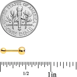 Gaby 16 Gauge 1/4 Aurora Gem Gold Tone Flower Cartilage Tragus Set Of 3 7 Gaby 16 Gauge 1/4 Aurora Gem Gold Tone Flower Cartilage Tragus Set Of 3 -Body Jewelry Store 68103.otherimage3