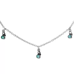 14 Gauge 9/16 Green Faux Opal Wreath Nipple Shield Dangle Nipple Chain -Body Jewelry Store 68186.otherimage2