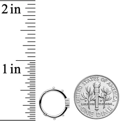 16 Gauge 3/8 Blue CZ Gem Little Flower Hinged Segment Ring -Body Jewelry Store 69814.otherimage3