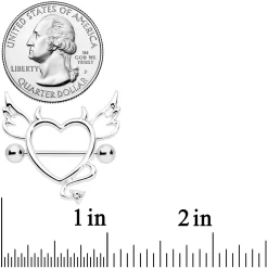 14 Gauge 9/16 Clear Gem Devil Heart Nipple Shield Set -Body Jewelry Store 70011.otherimage1 6ed04ae6 4c57 4a95 84a0 eb54008c423e