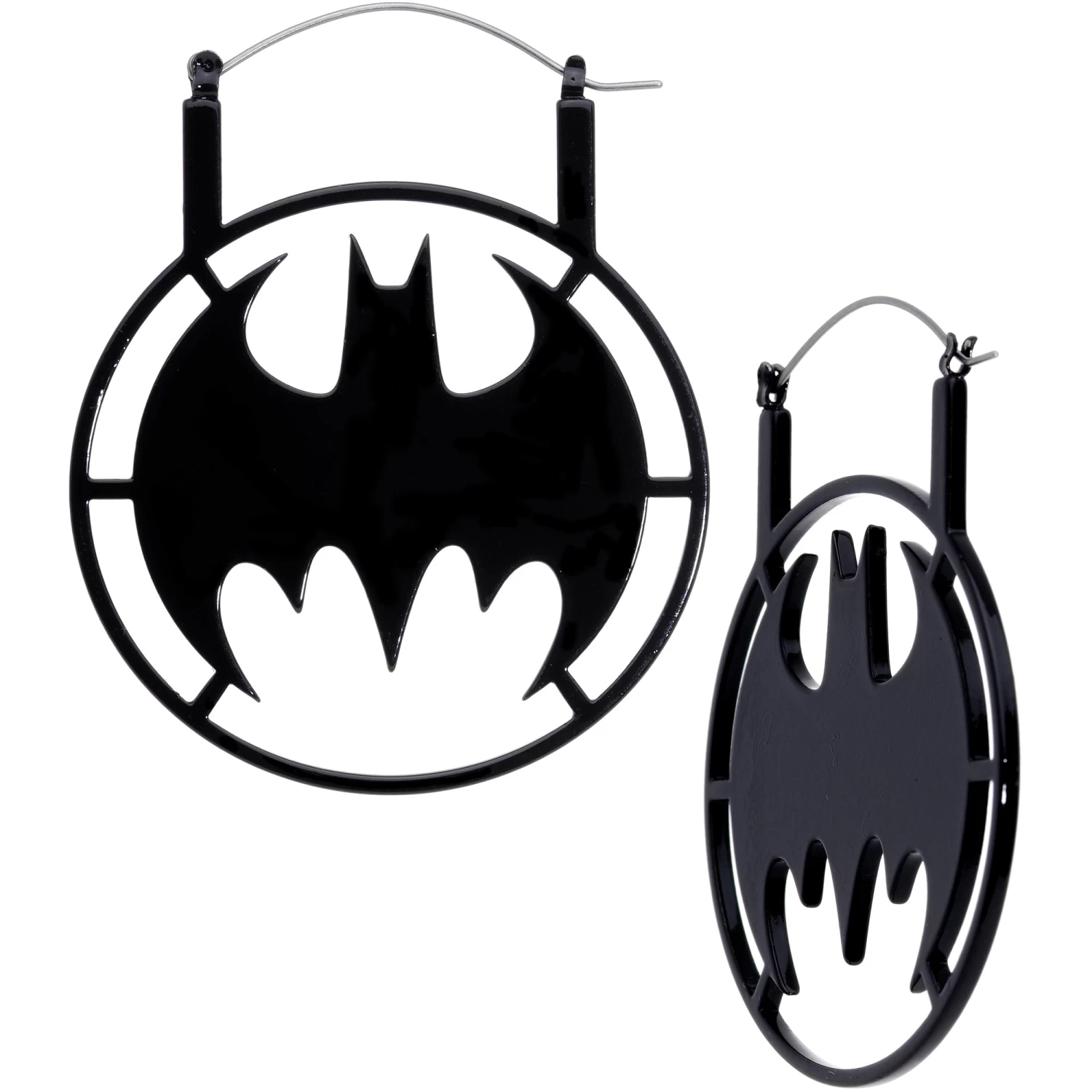 Officially Licensed DC Comics Batman Tunnel Plug Earrings 1 Officially Licensed DC Comics Batman Tunnel Plug Earrings