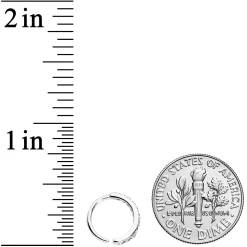 18 Gauge 5/16 Clear CZ Gem Forward Facing Closure Ring -Body Jewelry Store 72958.otherimage2