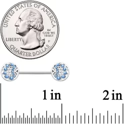 14 Gauge 1/2 Blue Gem Geometric Blues Barbell Nipple Ring Set 6 14 Gauge 1/2 Blue Gem Geometric Blues Barbell Nipple Ring Set -Body Jewelry Store 73889.otherimage2