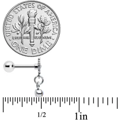 16 Gauge 1/4 Aurora Gem Snowflake Blues Christmas Cartilage Tragus 7 16 Gauge 1/4 Aurora Gem Snowflake Blues Christmas Cartilage Tragus -Body Jewelry Store 74272.otherimage3