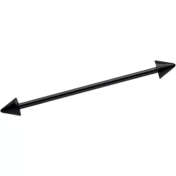 Gaby 14 Gauge Black Cone End Lips Heart Industrial Barbell 38mm Set Of 2 6 Gaby 14 Gauge Black Cone End Lips Heart Industrial Barbell 38mm Set Of 2 -Body Jewelry Store 74321.otherimage2