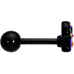 16 Gauge 1/4 Black Boo Party Halloween Cartilage Tragus Earring -Body Jewelry Store 74387.otherimage2