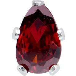 Red CZ Teardrop Stainless Steel Stud Earrings 3mm To 7mm 12 Red CZ Teardrop Stainless Steel Stud Earrings 3mm To 7mm -Body Jewelry Store 74541 RD.otherimage2