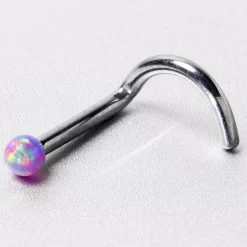 18 Gauge 1/4 Purple Synth Opal G23 Titanium Threadless Left Nose Screw 16 18 Gauge 1/4 Purple Synth Opal G23 Titanium Threadless Left Nose Screw -Body Jewelry Store 75191copy 2732597e 3174 4ddd 826e a8a525e163e9