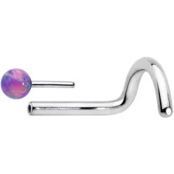 18 Gauge 1/4 Purple Synth Opal G23 Titanium Threadless Left Nose Screw 17 18 Gauge 1/4 Purple Synth Opal G23 Titanium Threadless Left Nose Screw -Body Jewelry Store 75191copy 86028ca3 1757 493b 96a7 a34fc6b565df
