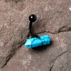 Blue Turquoise Stone Black Claw Belly Ring 17 Blue Turquoise Stone Black Claw Belly Ring -Body Jewelry Store 75394.otherimage4 faecd0fd f6b4 4947 b4bd 257a23080dd6