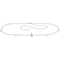 Clear Gem Double Heart Double Mount Belly Ring Belly Chain -Body Jewelry Store 75643.otherimage5