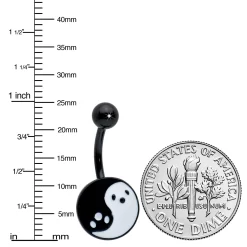Gaby Black Yin Yang Ghost Glow In Dark Halloween Clear Belly Ring Set Of 3 12 Gaby Black Yin Yang Ghost Glow In Dark Halloween Clear Belly Ring Set Of 3 -Body Jewelry Store 75798.otherimage4