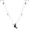 14 Gauge 9/16 Creepy Ghosts Witch Halloween Dangle Nipple Chain Set