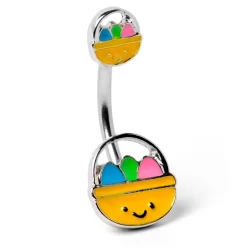 Celebration Easter Basket Double Mount Belly Ring -Body Jewelry Store 76155.otherimage4
