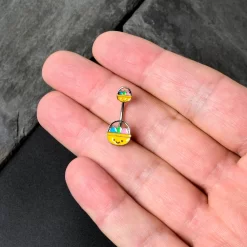 Celebration Easter Basket Double Mount Belly Ring -Body Jewelry Store 76155.otherimage6