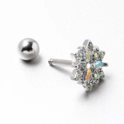 16 Gauge 1/4 Aurora CZ Gem Snowflake Style Cartilage Tragus Earring -Body Jewelry Store 76404.otherimage7 c2d1e7ef 422b 463a a636 1461ab93bef6