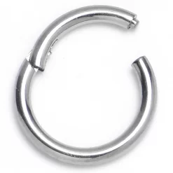 18 Gauge 1/4 ASTM F-136 Titainum Percision Hinged Segment Hoop