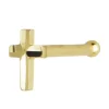 Solid 14KT Yellow Gold Raised Cross Nose Bone