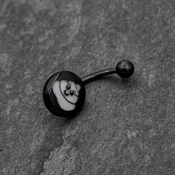 Black Glow In The Dark Poop Belly Ring 12 Black Glow In The Dark Poop Belly Ring -Body Jewelry Store CUBNA BKGL POOP.otherimage4