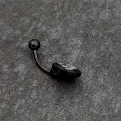Black Glow In The Dark Poop Belly Ring 15 Black Glow In The Dark Poop Belly Ring -Body Jewelry Store CUBNA BKGL POOP.otherimage7