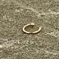 20 Gauge 1/4 14kt Solid Yellow Gold Nose Hoop 20 20 Gauge 1/4 14kt Solid Yellow Gold Nose Hoop -Body Jewelry Store G 2994.otherimage7