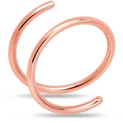 14k Solid Rose Gold Double Hoop Nose Spiral Nose Ring (Select Your Size) 13 14k Solid Rose Gold Double Hoop Nose Spiral Nose Ring (Select Your Size) -Body Jewelry Store G 2HOOP FILL R 20 8 R.main 443a869e e66a 40c6 bba3 72325f8de68c