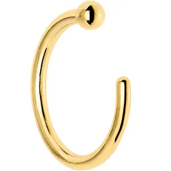 20 Gauge 1/4 18k Yellow Gold Nose Hoop -Body Jewelry Store G HOOP 18K2014.otherimage2