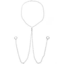 Brilliant BCR Necklace To Nipple Chain Created With Crystals