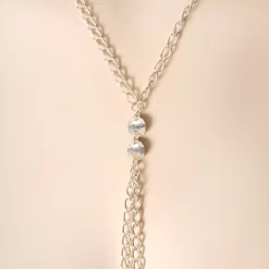 Brilliant BCR Necklace To Nipple Chain Created With Crystals 9 Brilliant BCR Necklace To Nipple Chain Created With Crystals -Body Jewelry Store HC 6958.otherimage4